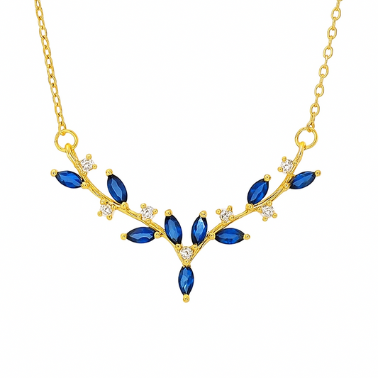 Blue Antler Wings Pendant