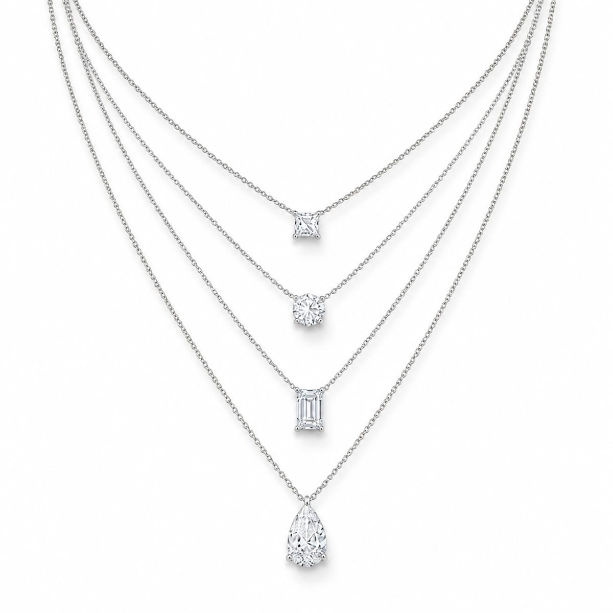 Rhythm Multi-Strand Necklace & Drop Earring Set