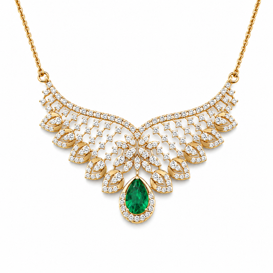 Pear Crest Heritage Mangalsutra Pendant
