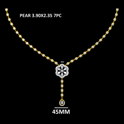 Tri-Charm Emerald & Diamond Statement Necklace