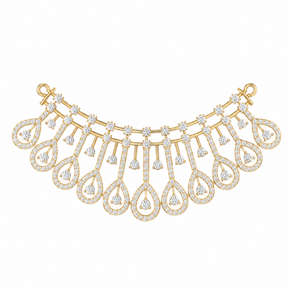 Grand Royal Teardrop Diamond Pendant