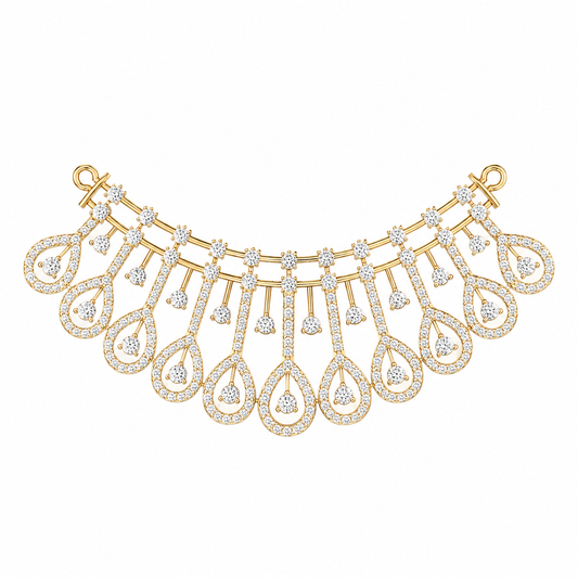 Grand Royal Teardrop Diamond Pendant