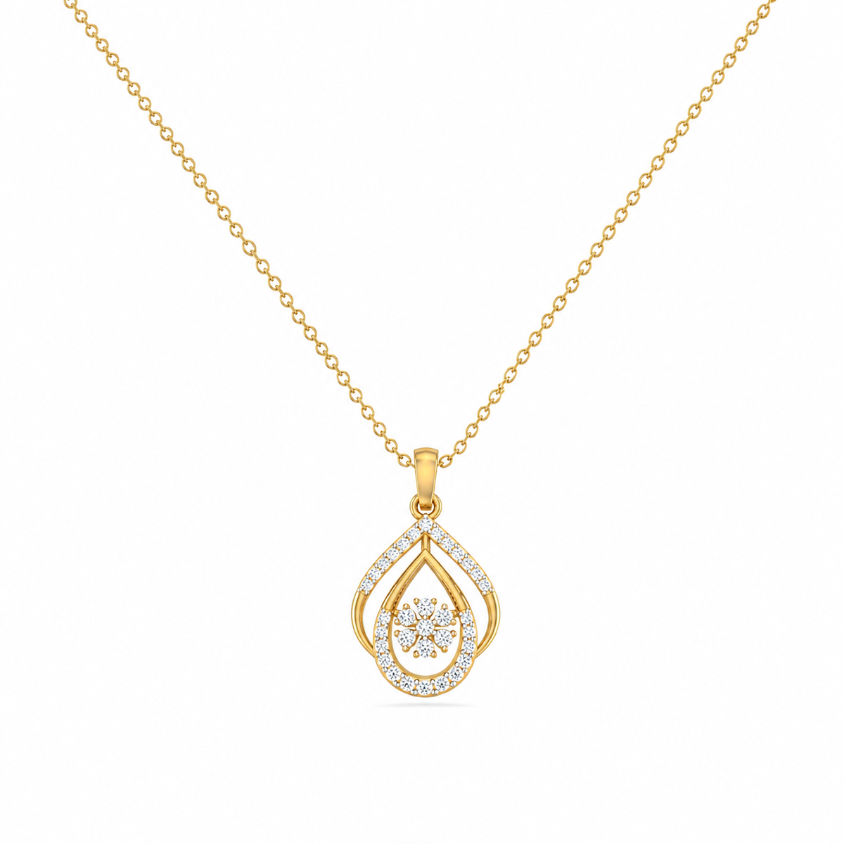 Eternal Grace Diamond Pendant & Earring Duo