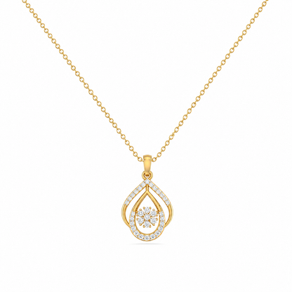 Eternal Grace Diamond Pendant & Earring Duo