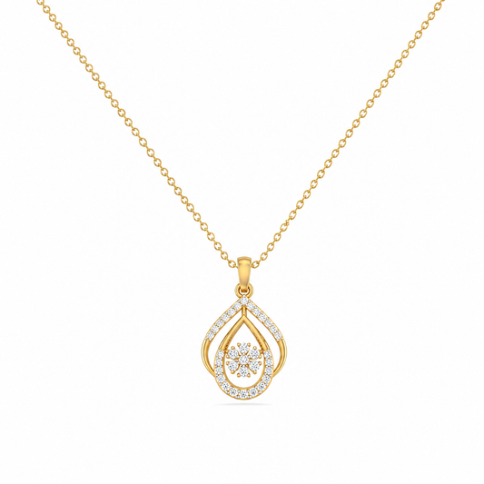 Eternal Grace Diamond Pendant & Earring Duo