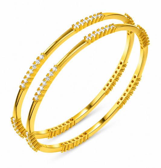 Celestial Sparkle Diamond Bangle