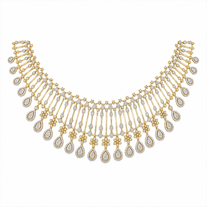 Grand Maharani Design Diamond Necklace