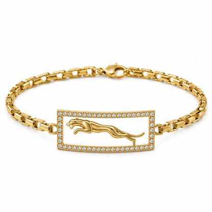 Tiger Gold and Diamond Bracelet