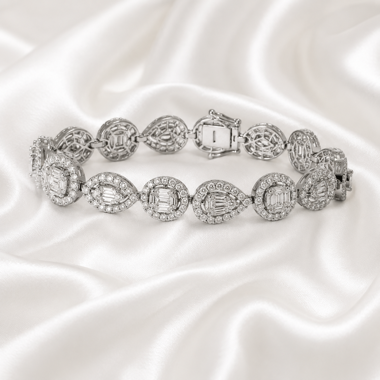 Regal Marquise Diamond Bracelet