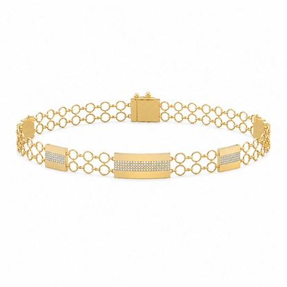 Classic Gold Link Bracelet
