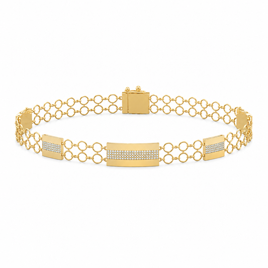 Classic Gold Link Bracelet