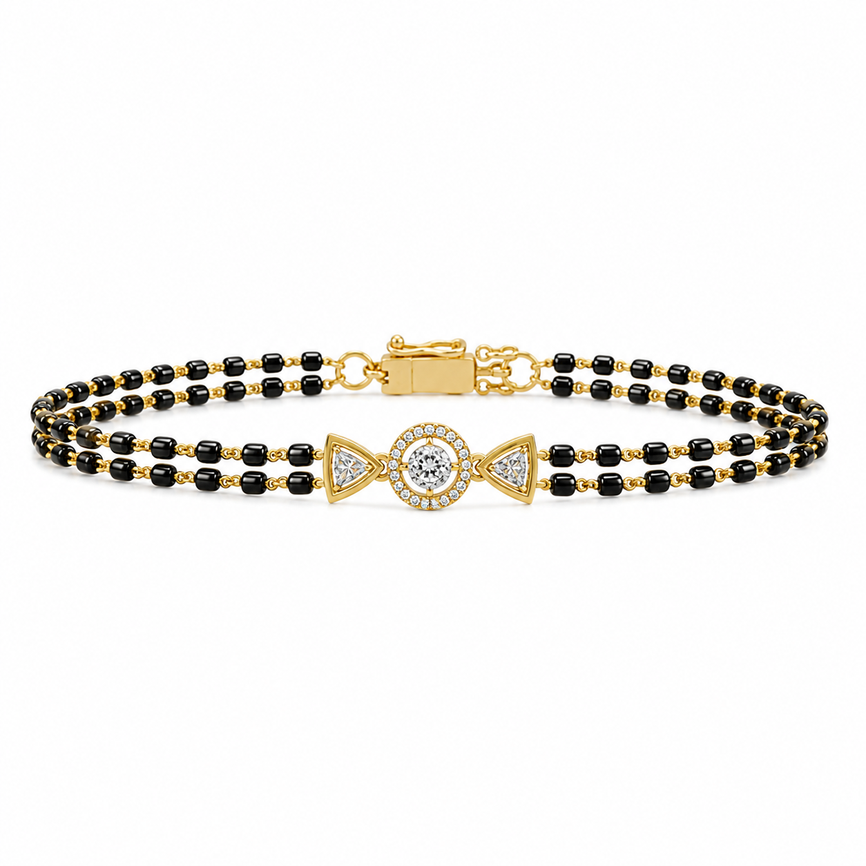 Radiant Circle Mangalsutra Bracelet