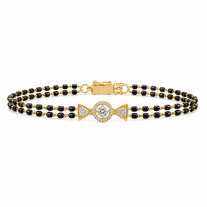 Radiant Circle Mangalsutra Bracelet