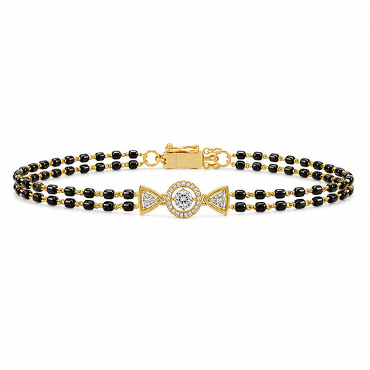 Radiant Circle Mangalsutra Bracelet