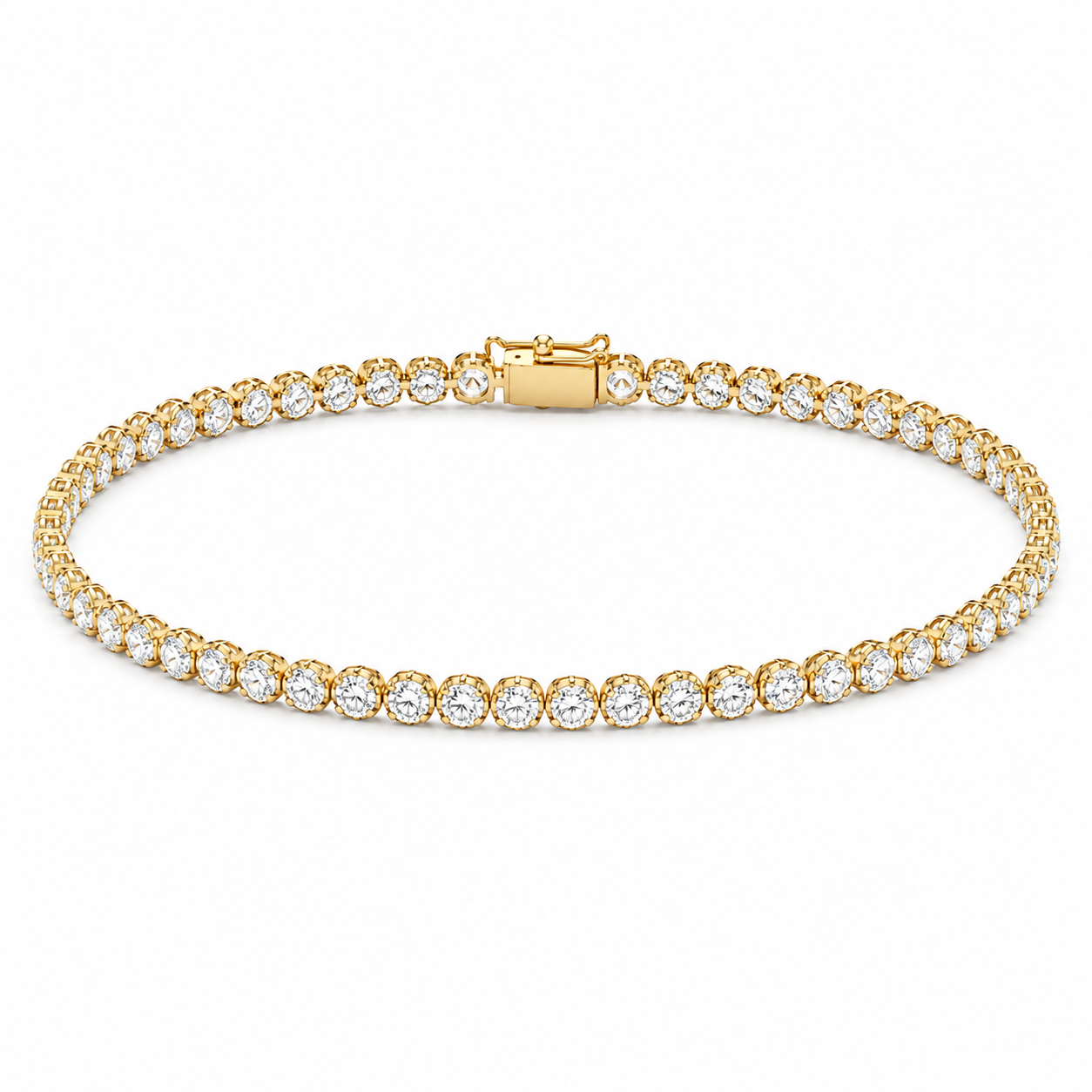 Classic Round Diamond Tennis Bracelet