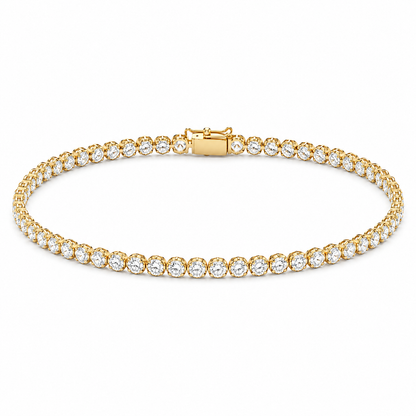 Classic Round Diamond Tennis Bracelet