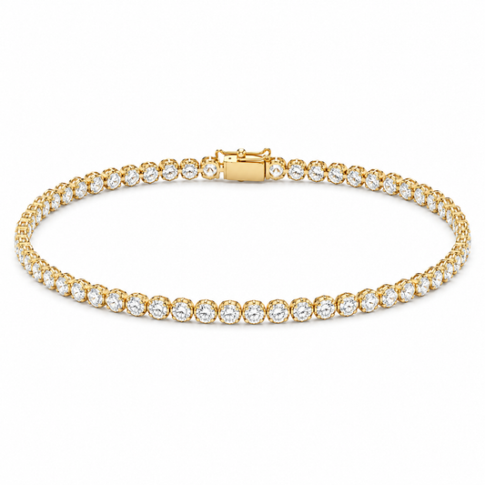 Classic Round Diamond Tennis Bracelet