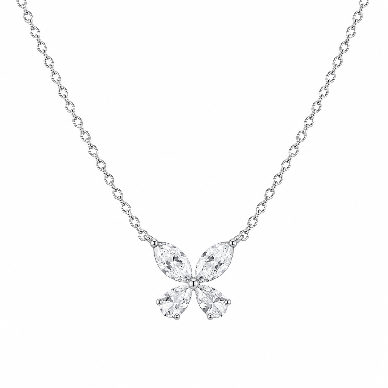 Designer butterfly flaps stud earrings with pendant