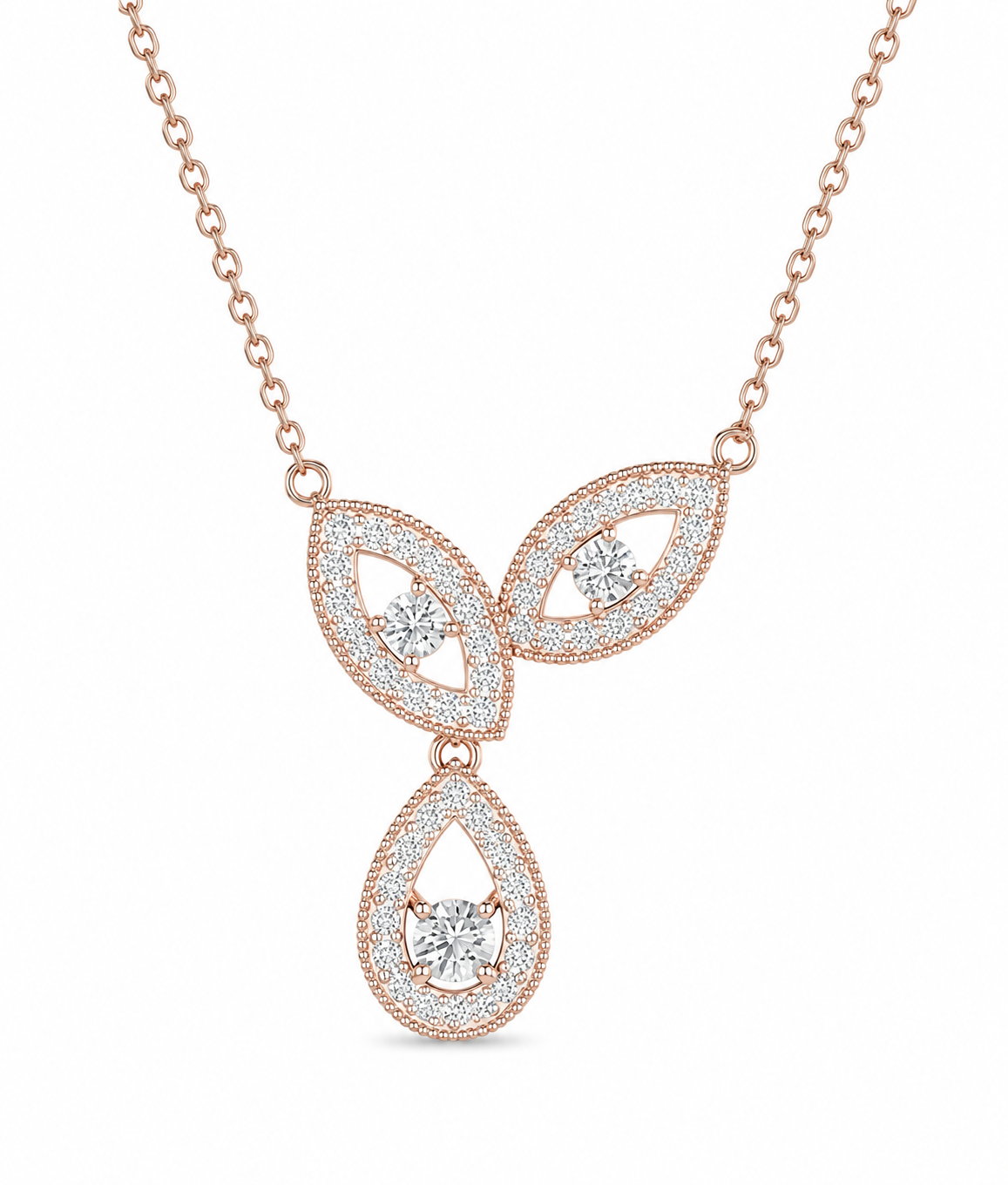 Discover the elegance of these floral diamond drop earrings. Meticulously crafted with 108 sparkling diamonds in a delicate, multi-layered design, these earrings are available in 14K or 18K gold. Shop luxury statement jewellery online, perfect for bridal wear, weddings, and formal occasions.