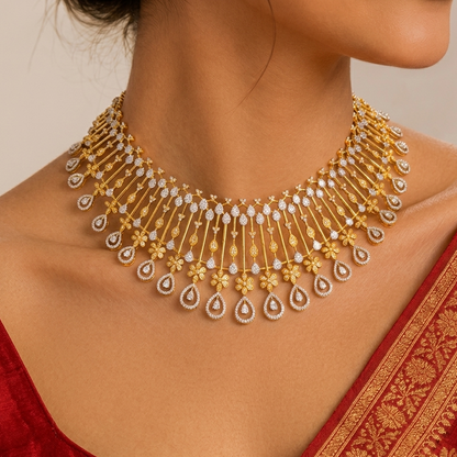 Grand Maharani Design Diamond Necklace