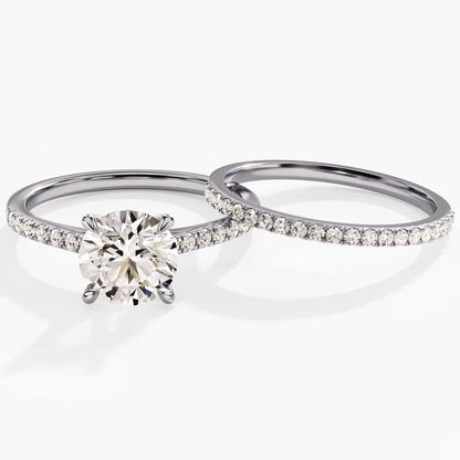 Eternal Radiance Solitaire & Band Set Ring