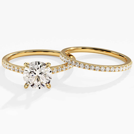 Eternal Radiance Solitaire & Band Set Ring
