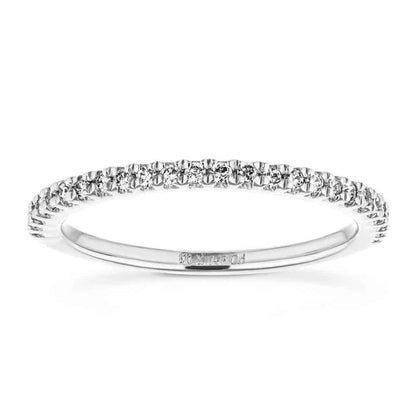 2Carat Princess Cut Solitaire stack ring