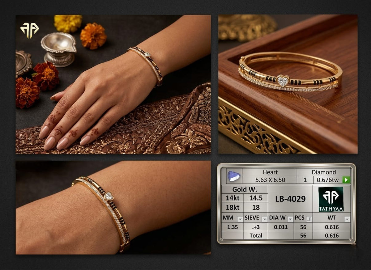 The Beloved Heart Mangalsutra Bracelet