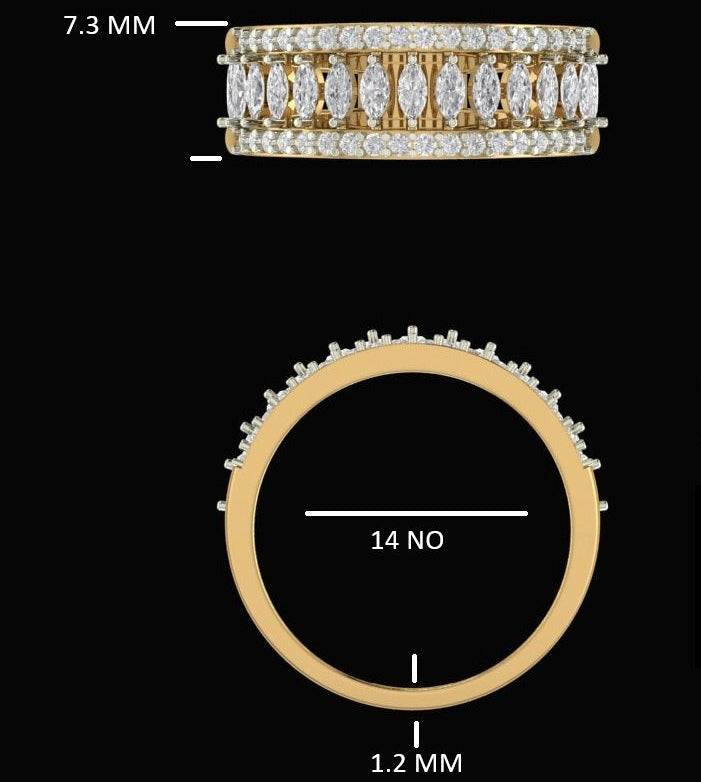 The Marquise Serene Vine Ring