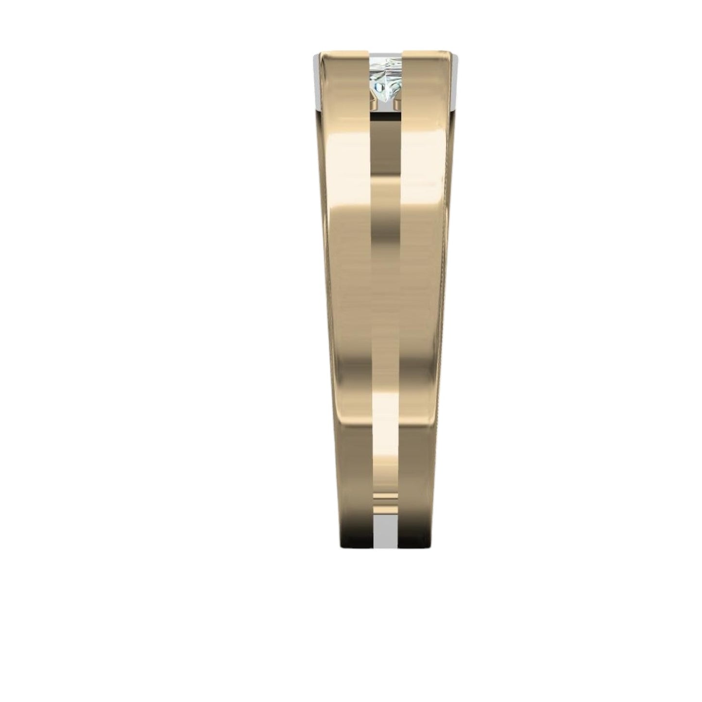 Modern Edge Triangle Ring