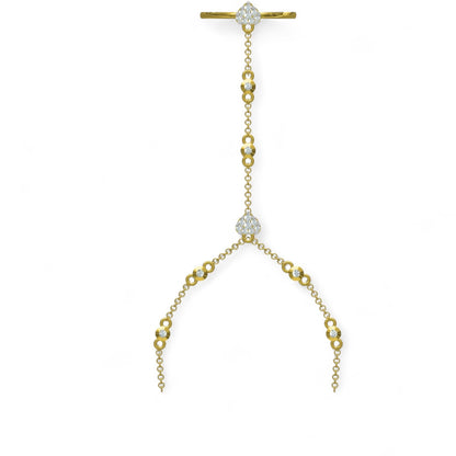 Graceful Chainlink Diamond Ring