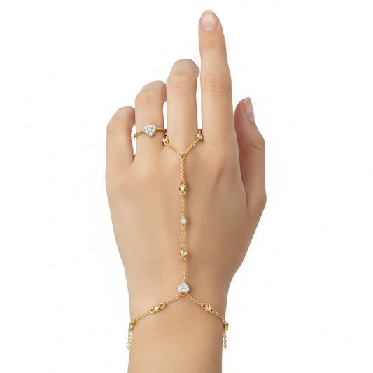 Graceful Chainlink Diamond Ring