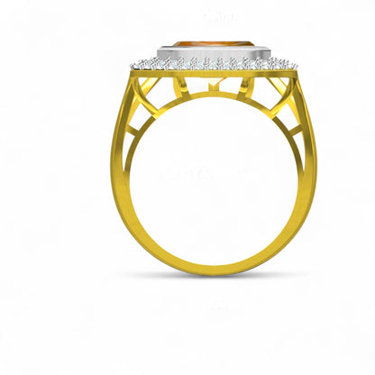 Radiant Trillion Cut Designer Ring