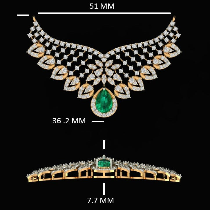 Pear Crest Heritage Mangalsutra Pendant