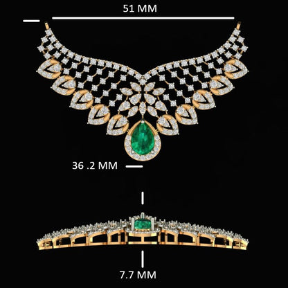 Pear Crest Heritage Mangalsutra Pendant