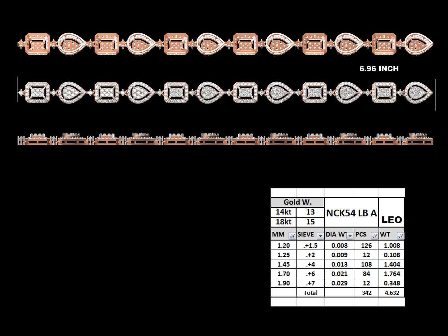 Eternal Sparkle Diamond Link Bracelet
