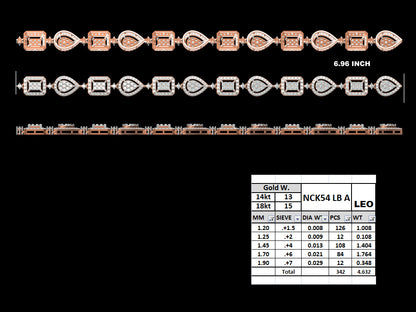 Eternal Sparkle Diamond Link Bracelet