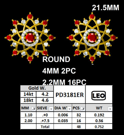 Eternal Blossom Diamond Studs