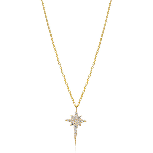 Mini Guiding Star Diamond Pendant