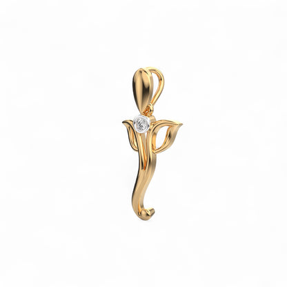 Charming Ganesha Diamond Pendant