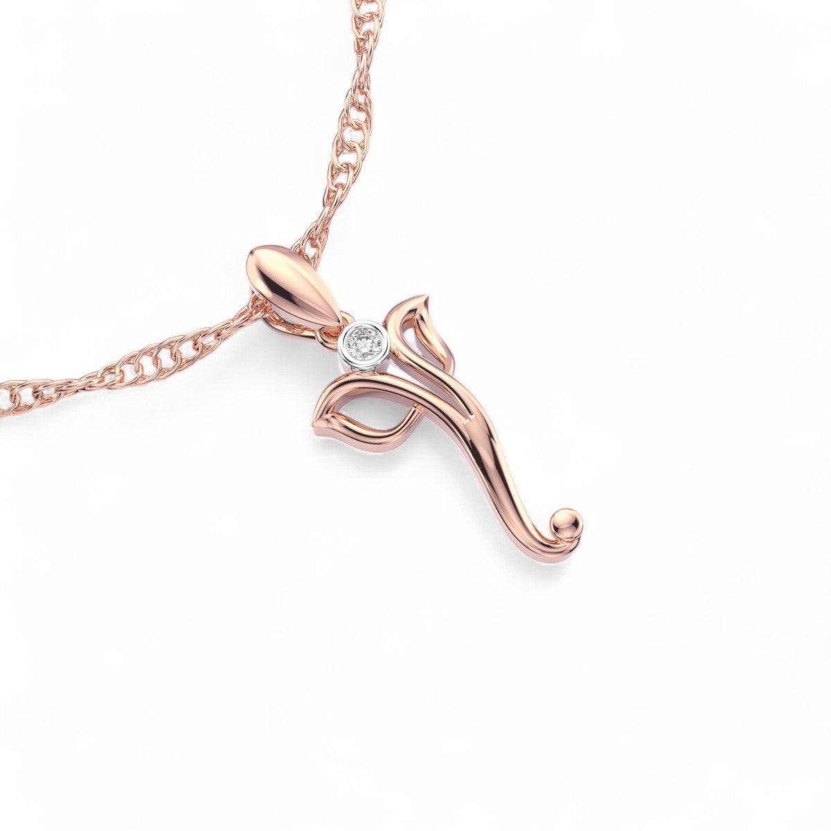 Charming Ganesha Diamond Pendant