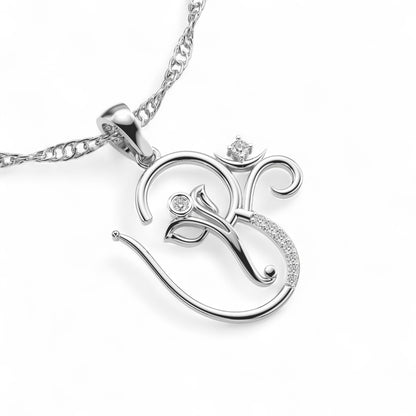Ganesha OM Diamond Pendant