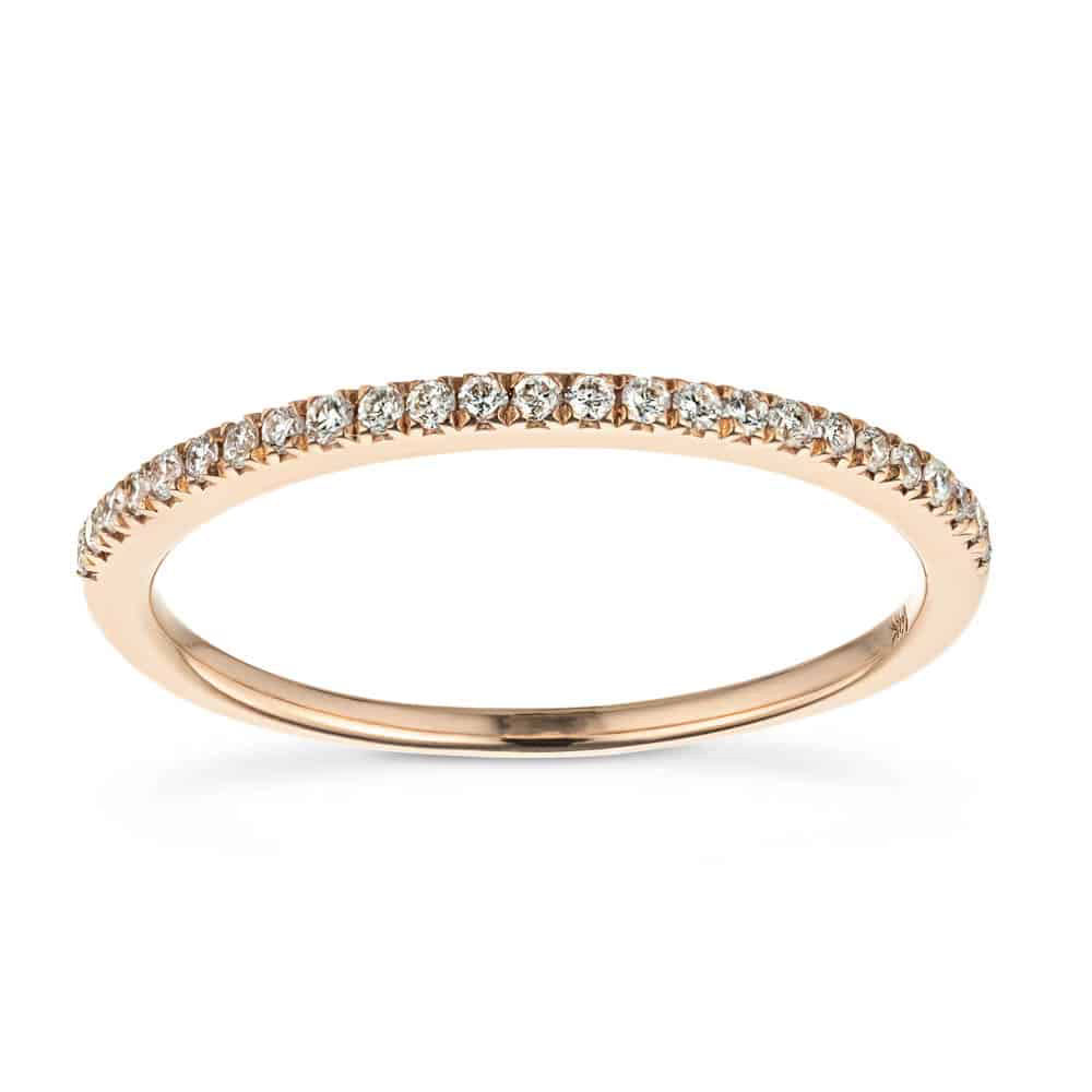 2Carat Princess Cut Solitaire stack ring