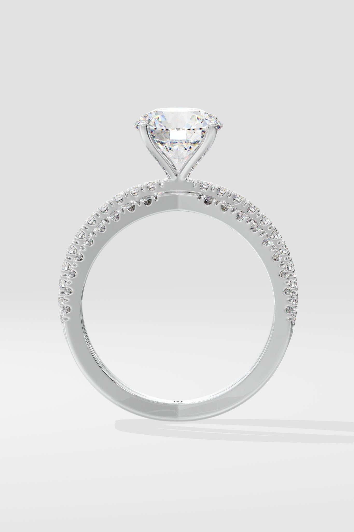 Multi streaks 1.5Ct Solitaire ring