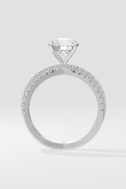 Multi streaks 1.5Ct Solitaire ring