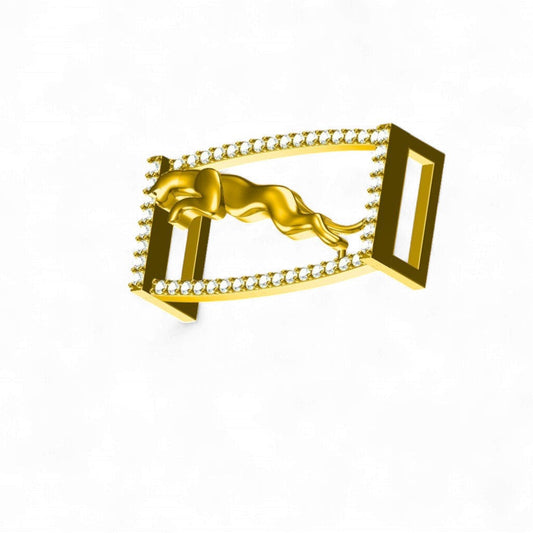 Tiger Gold and Diamond Bracelet