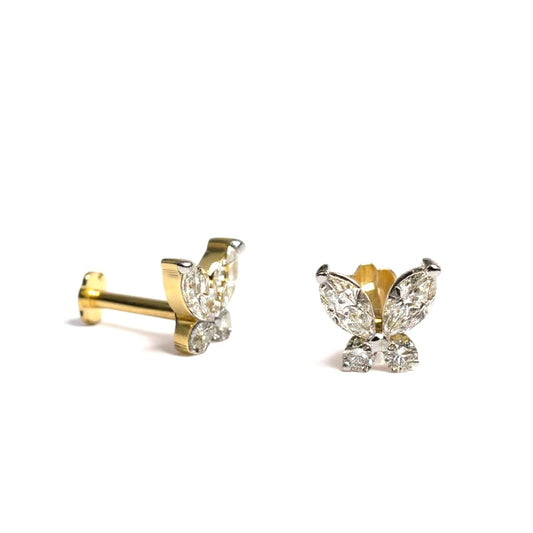 Tiny Flutter Kids Butterfly Earrings