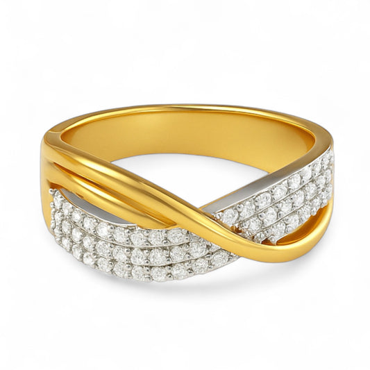 Infinity Twist Diamond Ring