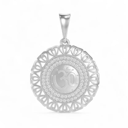 Sacred Om Diamond Pendant