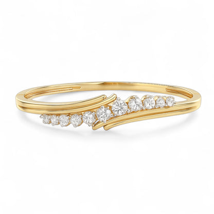 Celestial Curve Diamond Bangle